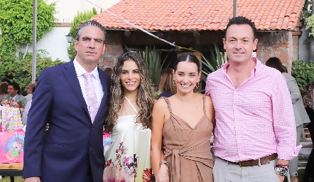  Fernando Güemes, Giselle Stahl, Paloma González y Ulises Artolózaga.