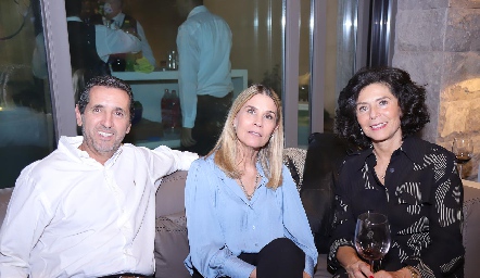  Miguel López, Alicia Crespo y Adriana Díaz de León.