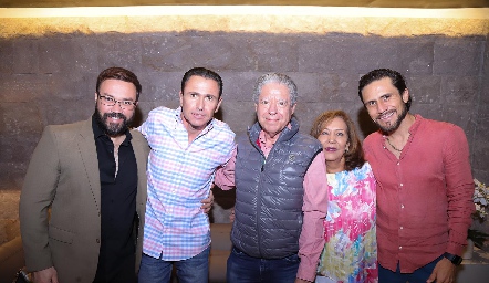  Rodolfo González, Alejandro Williams, Guillermina Martínez y Carlos Mares.