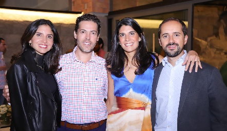  Adriana Torres, Paco Dauajare, Alejandra Torres y Guillermo Romo.