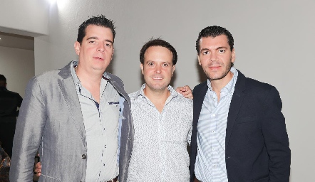  Daniel González, Gregorio del Peral y Diego Vivanco.