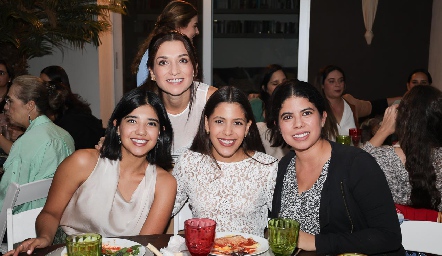  Isabel Maza, Carla Moreno, Cristina Monzón y Gema Rodríguez.