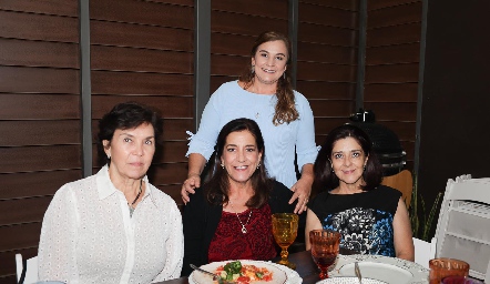  Ceci Sánchez, Lorena Chávez, Martha González y Rosantina Reyes.