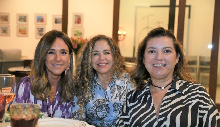 Claudia Toledo, Gabriela Serment e Hilda Rodríguez.
