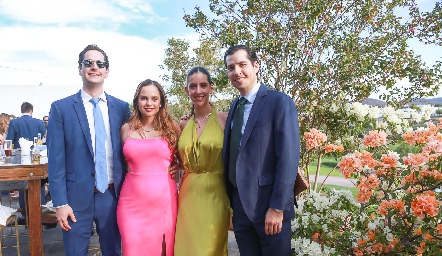  Fabián Herrera, Camila Inés Aviña, Mariana Yáñez y Jorge Herrera.