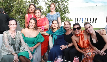  Lourdes Gómez, Gloria Martínez, Maru Martínez, Lourdes Cabello, Marisa Romero, Cristina Ruiz, Patricia Gaviño de Gómez, Patricia Silos y Tutupe Palau.