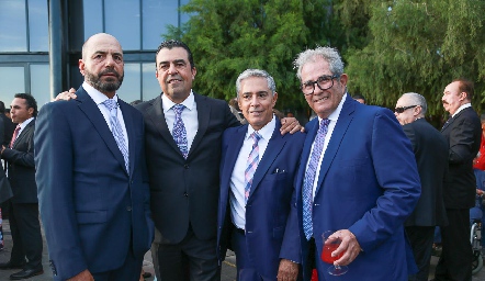  José Carlos Mahbub, Javier Gómez, Gerardo Serrano y Alfonso Galán.