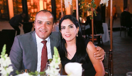  Javier Sánchez e Irene de la Rosa.