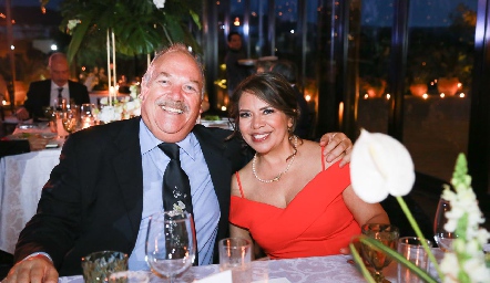  José Cruz Peña y Laura Luz Calzada de Peña.