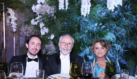  Jerónimo Martí, Eduardo Martí y Alicia Vertiz.