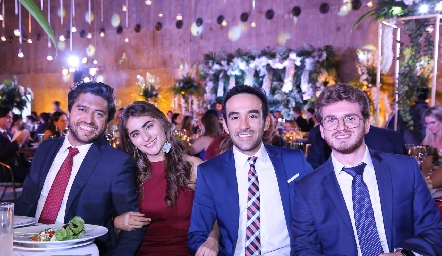  Bruno de la Serna, María Solares, Ernesto Sánchez e Iñaki Sánchez.