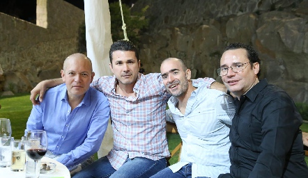  Alejandro Ocaña, Edmundo Gerardo, Manuel González y Xavier Nava.