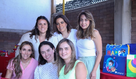  Sofía Villa, Sofía, Marcela, Daniela Llano, Daniela Viramontes y Ana Isabel Navarro.