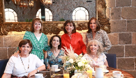  Perla Salazar,  TetéMuñoz, Mónica Guillen, Amaya, María Elena torre y Rita Llamazares.