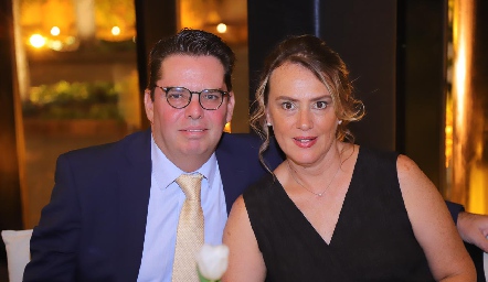  Toño Fonte y Marisol López.
