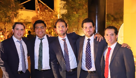  Patricio Minondo, Daniel López, José Miguel Morales, José Mario de la Garza y Eduardo González.