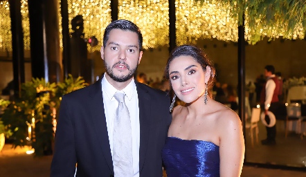  Juan Carlos Magdaleno y Paola Zepeda.