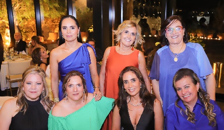  Lorena Martínez, Claudia Revuelta, Angélica Díaz Infante, Silvia Aguilar, Cristina Chevaile, Gaby González e Idalia Cruz.