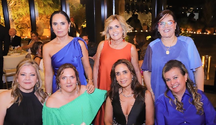  Lorena Martínez, Claudia Revuelta, Angélica Díaz Infante, Silvia Aguilar, Cristina Chevaile, Gaby González e Idalia Cruz.