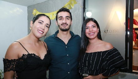  Frida Castro, Luis Gamboa y Ana Fernanda Aguilar.