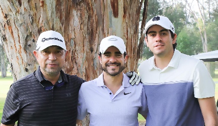  Carlos Aguilar, José Luis Villaseñor y Alejandro Barragán.