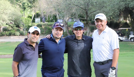  Humberto Sabre, Enrique González, Chuy Rosillo y Alfredo Ayala.