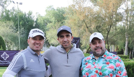  Alberto Borja, Luis Coronado y Andrés Díaz.