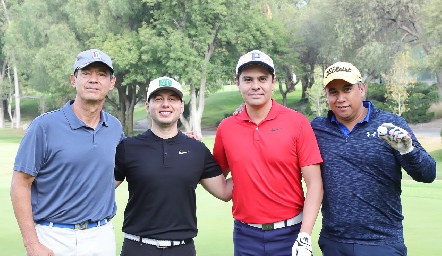  Toño Mendizábal, Hugo Cantú, Edgardo Longoria y Carlos Barragán.