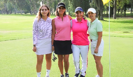 Isabela Castelo, Ana Laura Villarreal, Ale Pérez y Marcela Alcalde.