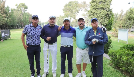  Francisco Díaz de León, Chava Gutiérrez, Alejandro Mejía, Samuel Guerrero y Alejandro Pascualli.