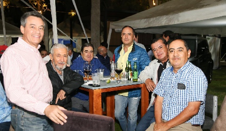  Francisco Granados, Leonel Fajardo, Eduardo Acebo, Adrián González, Iván Ramírez e Isaac Pérez.