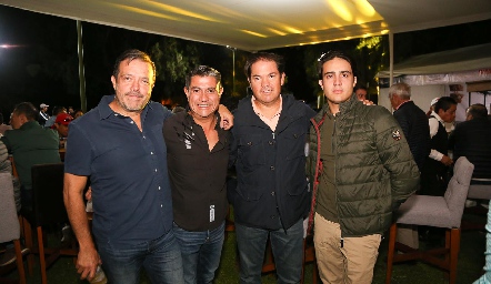  Juan Carlos de la Rosa, Jorge Zúñiga, Jorge Acebo y Juan Carlos de la Rosa.