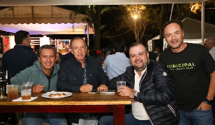  Eduardo Ramos, Andrés Buendía, Jaime Díaz Infante y Alejandro Mejía.