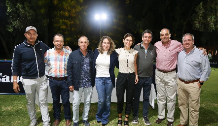  Rolando Delgado, Jesús Ortiz, Jaime Díaz, Erika Vonder, Paulina Vivanco, Oscar Silos, Fernando Pérez y Daniel Carreras.