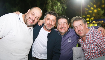  Andrés Diaz, Manuel Pizarro, Sebastián Diaz Pizarro y José Ignacio Diaz Pizarro.