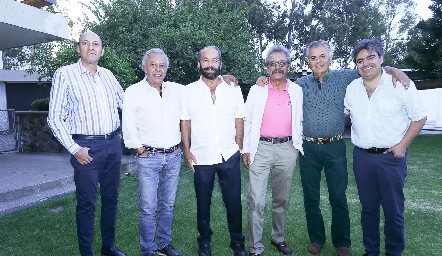  Alfredo Hernández, Carlos Díaz de León, Oscar Torres Corzo, Eduardo Díaz de León, La Guanaca y Paco Leos.