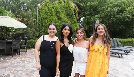 Martita Payán, Ana Pau Lafuente, Fernanda Reyes y Alexia Revuelta.