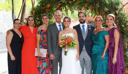  Ana Paula Valdez, Mimí, Ale, Humberto y Vale Siller, Rubén Leal, Mireya Payán e Ilse Siller.