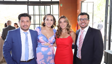  Javier, Gaby Zamarrón, Fer Gaviño y Gerardo Salinas.