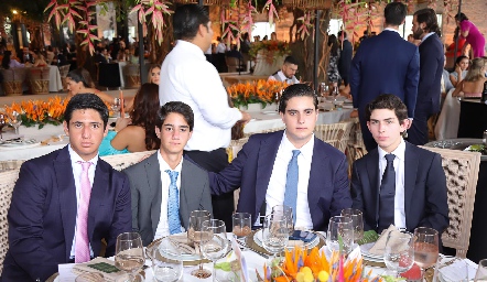  Marcelo Silva, Paulo Alcalde, Javier Alcalde y Diego Payán.