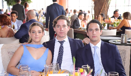  Ximena Payán, Jacobo Payán y Roberto Silva.