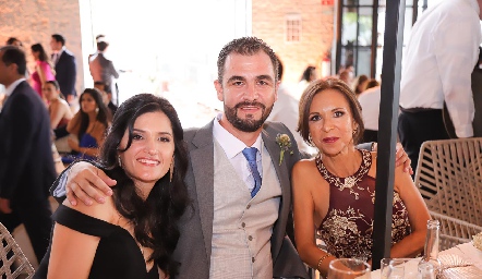  Alejandra Cano, Guillermo Leal y Asunción Rosillo.