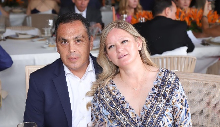  Raúl Flores y Marcia Mancilla.