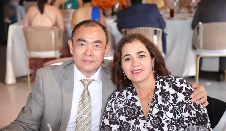  Michael Tan y Aranza Rodríguez.