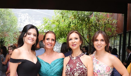  Ale Cano, Mireya Payán, Asunción Rosillo y María Leal.