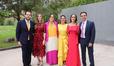  Andrés Mina, Clarisa Abella, Ana Gaby Mina, Gaby Payán, Daniela Mina y Alejandro Mancilla.