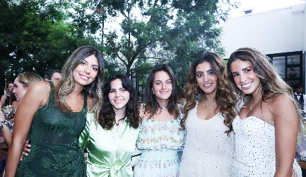  Marijó Macías, Regina, Isabela Mendizábal, Berenice Hinojosa y Ana Paula López.