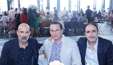  Polo de la Garza, Xavier Nava y Juan Carlos Abaroa.