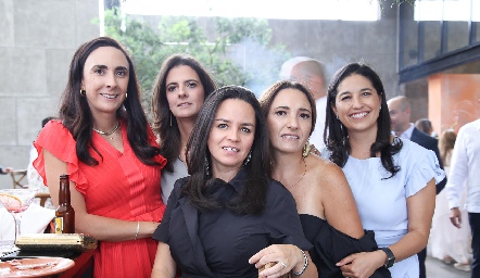  Regina Ibáñez, Daniela Rivero, Marijó Abaroa y Martha Morales.