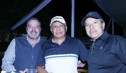  Héctor Morales, Alfredo Ayala y Alfredo Ramos.